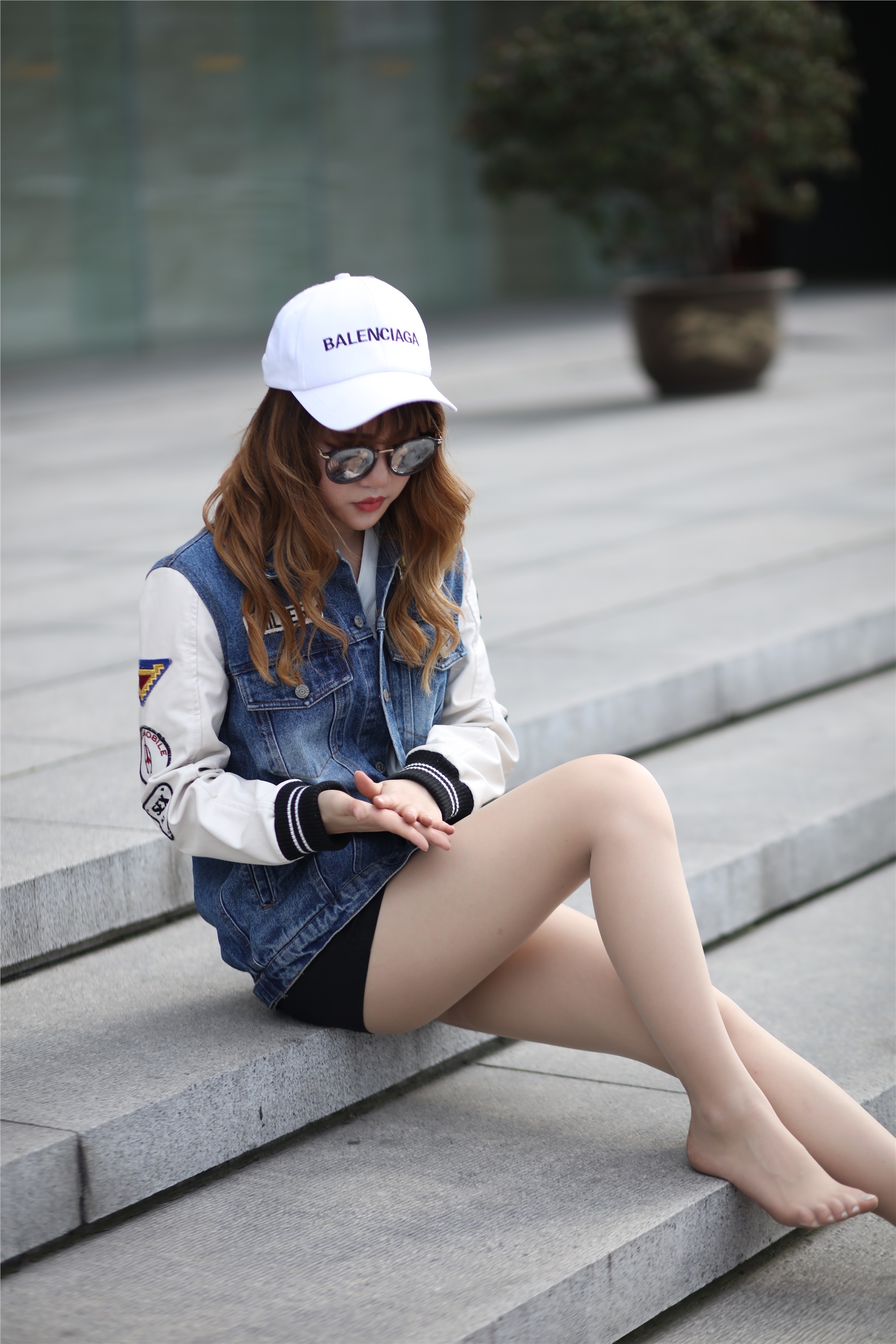 奈丝写真  NO.093 高高-冷热都要露腿 不露是不可能的